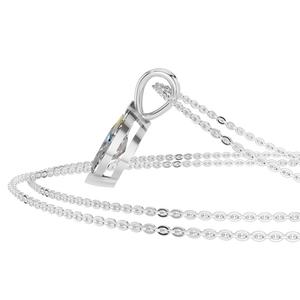 Popular Moissanite Marquise Cut Link Chain <b>Pendant</b> <b>for</b> Women <b>Men</b> 14K Solid Gold Rhodium Plated IGI Certified <b>Necklace</b> Gift Party - Product Image 2