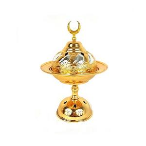 Diseño admirable Color oro rosa Latón Bakhoor Quemador Oud de forma redonda de la mejor calidad para los más vendidos - Product Image 3