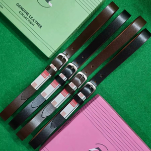 Cinturón de Mujer SHEELA ENTERPRISES, Auténtico Cuero Vacuno con Estampado de Grano, Ecológico - Product Image 1