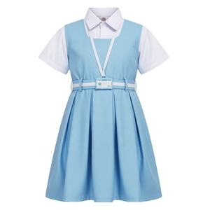 School Uniform Girls Wholesale Shirt Skirt <b>Blazer</b> <b>Set</b> Breathable Cotton Blend School Clothing Manufacturer - Product Image 1