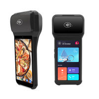Terminal POS de mano Android 14 ZCS Z93 con pantalla de 6,26 "Impresora de alta velocidad de 80mm Escáner de huellas dactilares NFC Todo en uno POS