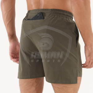 Short de sport pour homme de haute qualité, logo hip-hop, léger, respirant, séchage rapide, poches arrière, course, natation, entraînement, gym - Product Image 4