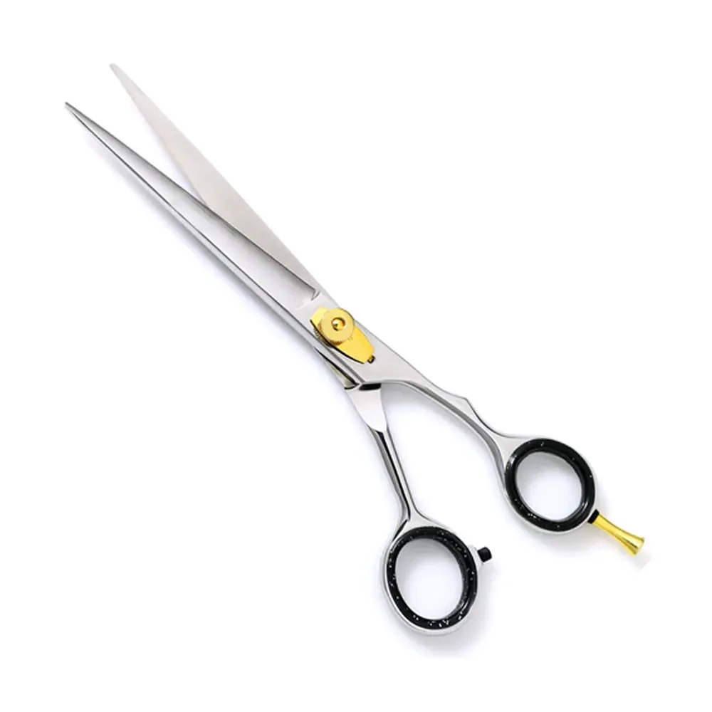 Stainless Steel Straight Professional Hairdressing Scissors / Low MOQ Hot Sale Hairdressing Barber Shears