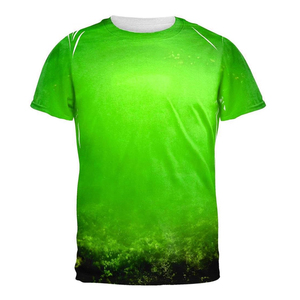 Camiseta de Manga Corta para Hombre con Estampado Sublimado de Océano, Corte Regular, Cuello Redondo, Ropa Casual - Product Image 3