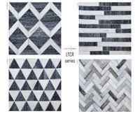 High-End-Teppiche Luxus-Leder teppiche Handgemacht Bestickt von indischen Handwerkern Rich Look Teppiche für Bulk Sale Online