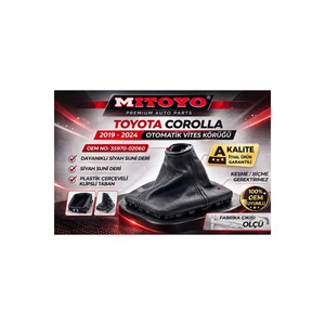 Funda de Palanca de Cambios Automática para Toyota Corolla 2019-2024, Cuero de Primera Calidad, Compatible con el Modelo de Palanca de Cambios Manual TT - Product Image 1
