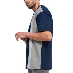 Camiseta transpirable de algodón de talla grande para todas las estaciones, cómoda camiseta de gran tamaño para hombres con tela suave - Product Image 3