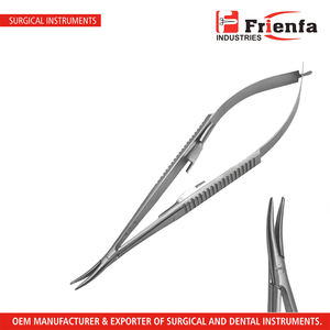 Castroviejo Micro Porte-Aiguille Tournevis Courbé 5.5" - Product Image 2