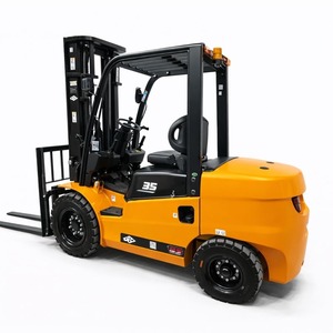 Chariot élévateur diesel 2 tonnes, 2,5 tonnes, 3 tonnes, 3,5 tonnes de capacité nominale, commande assise, déplaceur latéral hydraulique, 4x4 pour utilisation en intérieur - Product Image 3
