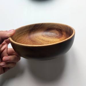 Mini bol en bois d'acacia ensembles de vaisselle vietnamien artisanat par Vitrapro - Product Image 2