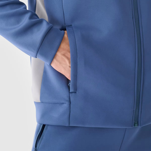 Logo personnalisé Sweat-shirt d'entraînement à capuche avec fermeture éclair pour hommes Survêtement de haute qualité Ensemble de jogging à séchage rapide - Product Image 6