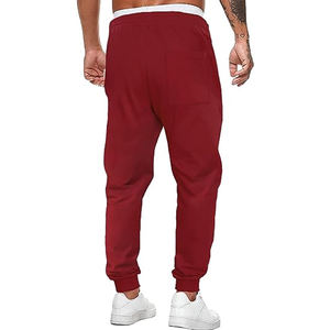 กางเกงวิ่งขนแกะคุณภาพพรีเมี่ยมสำหรับผู้ชายกางเกงสไตล์สตรีทแวร์ทันสมัยสูงพื้นระบายอากาศแห้งเร็วสำหรับฤดูหนาวทุกวัน - Product Image 6