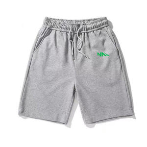 Breathable High Quality Customized <b>Men</b> Loose Fit 100% Cotton Heavyweight <b>Baggy</b> Solid High Street Style <b>Shorts</b> with Logo - Product Image 6