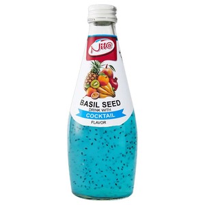 Jugo de semilla de albahaca con sabor a naranja Zesty Citrus Drink con semillas de albahaca Jugo refrescante y saludable para la Hidratación Diaria - Product Image 6