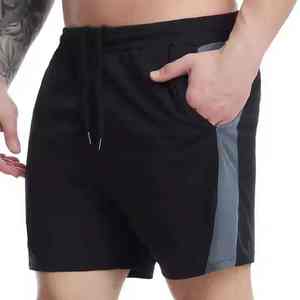 Cool Workout Sports Shorts Gym Fitness Running Pantalones cortos de secado rápido que absorben el sudor con bolsillo para hombres - Product Image 1