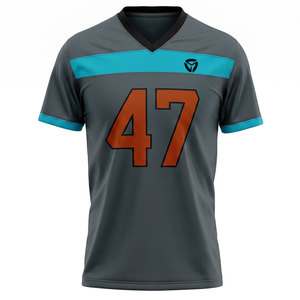 Maillot de football américain de qualité supérieure, tissu léger et respirant, coupe confortable, parfait pour l'entraînement et les performances sportives - Product Image 1