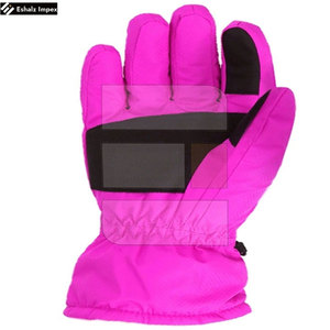 ถุงมือสกีหนังผลิตจากโรงงานโดยตรงมีโลโก้ออกแบบได้ตามต้องการ - Product Image 4