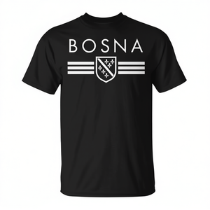 Camiseta Promocional con Eslogan Bosniano de los Balcanes, Bosnia y Herzegovina - Product Image 2