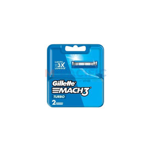 Cartuchos de Repuesto para Maquinilla de Afeitar Gillette Mach 3 Turbo, Paquetes de 2 y 4 Unidades, Origen Vietnam - Product Image 1