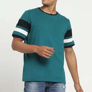 Oem/ODM venta al por mayor personalizado su logotipo de la marca 100% algodón camiseta hombres camiseta lisa casual hombres camisetas para hombres - Product Image 4