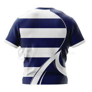Vente en gros de maillots et shorts de rugby cousus pour hommes, uniforme de rugby professionnel de style motif personnalisé - Product Image 5