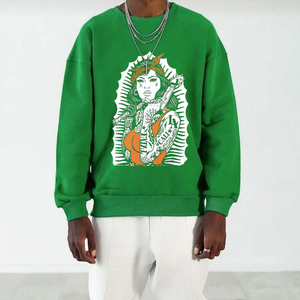 Sudadera con Capucha Casual para Hombre, Estilo Punk Vintage, Color Sólido Estampado, Transpirable, Moda Gótica Americana, Sudadera Casual para Parejas - Product Image 5