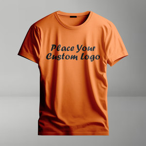 Vente en gros de t-shirt surdimensionné en coton pour hommes t-shirt uni de couleur unie grande taille adapté à l'impression personnalisée - Product Image 4