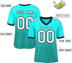 ขายเสื้ออเมริกันฟุตบอลคุณภาพสูงเสื้ออเมริกันฟุตบอลสวมชุดฟุตบอล - Product Image 2