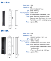 Uni-pex Columna de Sonido para Cine en Casa Monitor de Estudio Profesional para Fiestas, Mini Altavoces de Sistema de Audio de Plástico con Alimentación de 8 V CC