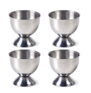ถ้วยไข่ต้มสแตนเลสแบบนิ่มที่ใส่ไข่ไก่ทำจากเงินสแตนเลส - Product Image 1