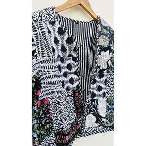Veste en coton matelassée réversible style bohème pour femme, blazer floral à col à capuche pour le printemps et l'automne - Product Image 5