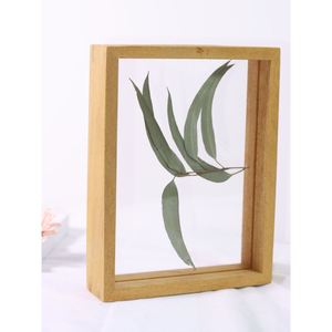 Marvelous Design Wooden <b>Double</b> <b>Glass</b> Photo Frame Tabletop Decorative Photo Frame For Display Home <b>Wall</b> Art Decoration - Product Image 1