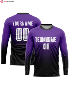 เสื้อทีมฟุตบอลชุดเต็มตัวชุดทีมฟุตบอลชุดนักกีฬาอเมริกันเสื้อฟุตบอล100% - Product Image 4