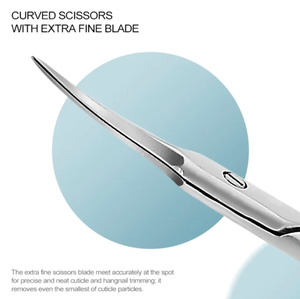 Outil de beauté personnalisé professionnel ciseaux de manucure pince à cuticules incurvée en céramique pour l'élimination des peaux mortes soin des ongles en acier inoxydable - Product Image 4