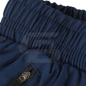 Pantalones cortos deportivos de malla informales de verano de alta calidad para hombre, pantalones deportivos personalizados, cómodos para entrenamiento en el gimnasio, patrón sólido de nailon - Product Image 2