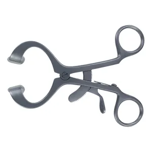 Détenseur dorsal articulé modulaire Hintermann en acier inoxydable avec revêtement céramique, instrument chirurgical dentaire manuel 12 cm - Product Image 2