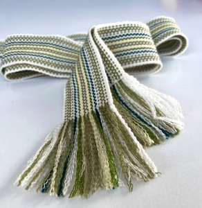 Cinturón Artesanal Multicolor de Estilo Folclórico, Cinturón Tejido Ancho Étnico Ucraniano Hutsul Cossack, Unisex, Estilo Tradicional Eslavo - Product Image 5