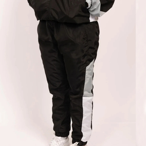 Conjunto de 2 Piezas de Talla Grande, Chaqueta Deportiva Cortavientos con Cremallera para Hombre, Traje Deportivo de Nailon Cortavientos para Mujer - Product Image 5