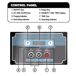 Công nghiệp Máy hút ẩm 70L xách tay nhỏ gọn làm khô không khí ẩm Remover Máy hút ẩm nhà kính - Product Image 3