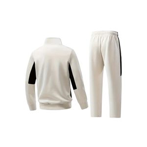 Ensemble de vêtements de sport coupe-vent 2 pièces Casual Breathable Printed Colorblock Survêtement pour adultes pour le printemps et l'automne couleur unie - Product Image 5