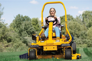 Tondeuse autoportée industrielle à quatre roues, démarrage électrique, tondeuse professionnelle avec moteur et engrenages pour terrains de golf et terrains de sport - Product Image 5