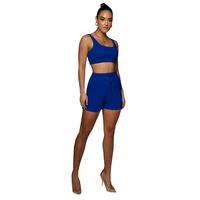 Conjunto de Dos Piezas de Bra y Pantalones Cortos para Mujer, Talla Grande, 100% Algodón, Transpirable, Ecológico, de Secado Rápido, para Ropa Deportiva al Aire Libre