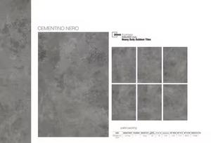 กระเบื้องเซรามิกซีเมนต์ R11สำหรับจอดรถกลางแจ้งแบบเต็มตัวทำจากซีเมนต์ใช้ปูพื้นหนา600x600มม. 20มม. สำหรับงานหนัก - Product Image 2