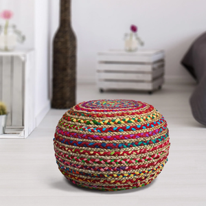 Pouf ถักธรรมชาติรีไซเคิล - Product Image 2