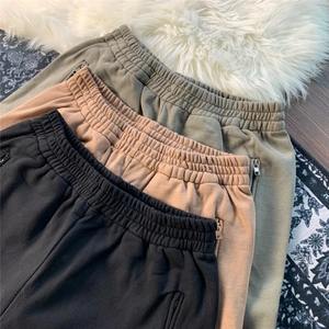 Nuevo estilo de verano para hombres Waffger moda casual deportes al aire libre estilo de playa pantalones cortos con cordón de color sólido - Product Image 3