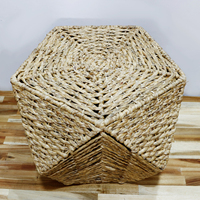 Table basse moderne en jacinthe d'eau durable, tressée à la main, pour salon, mobilier de maison, Artex Dong Thap Vietnam, pas cher