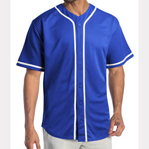 Maillot de baseball sportif respirant style streetwear à manches courtes, tailles standard américaines, prix de gros personnalisé - Product Image 1
