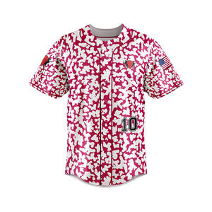 Ensembles d'uniformes de baseball et de softball personnalisables pour hommes, sweat-shirt en maille respirante, maillot brodé, sublimation thermique, taille plus - Product Image 5