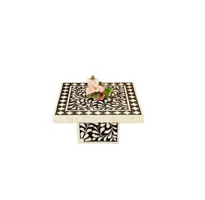 <b>Cake</b> <b>Stand</b> Bone Inlay <b>Cake</b> <b>Stand</b> and Customized Size <b>Cheap</b> Price and Handmade Use - Product Image 1