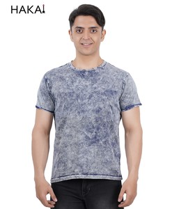 เสื้อยืดคอกลมสไตล์วินเทจสำหรับผู้ชาย ผ้าถักจากฝ้าย 100% เป็นมิตรต่อสิ่งแวดล้อม - Product Image 3
